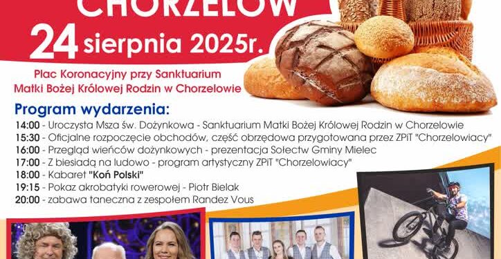 Mielec: Dożynki Gminy Mielec 2025 PATRONAT