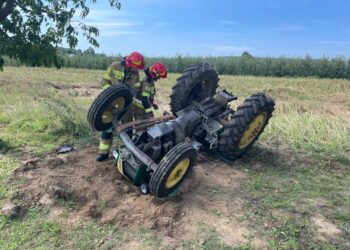 Sandomierz: Ciągnik rolniczy przygniótł mężczyznę