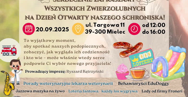 Mielec: Dzień Otwarty w Miejskim Schronisku dla Bezdomnych Zwierząt