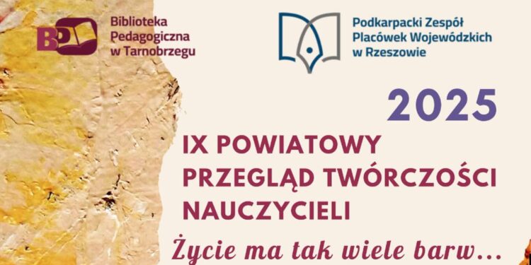 Tarnobrzeg: IX Powiatowy Przegląd Twórczości Nauczycieli już jesienią