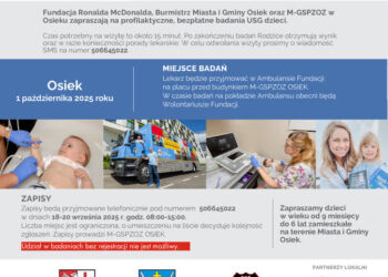 Osiek: Bezpłatne badania USG dzieci