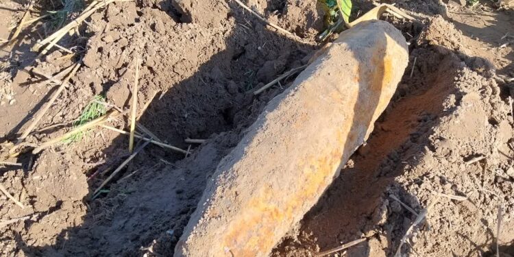 Tarnobrzeg: Niewybuch w polu. Interwencja policji i saperów