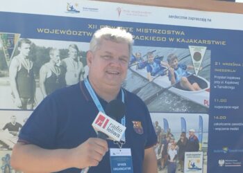 Norbert Mastalerz założyciel i członek Klubu Kajakowego Jezioro Tarnobrzeg