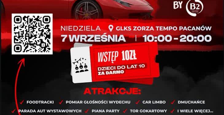 Pacanów: W niedzielę zlot motoryzacyjny „Pacanów Motor Show”