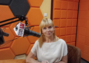 Małgorzata Jarocka o spotkaniu ze strażakiem na bicyklu