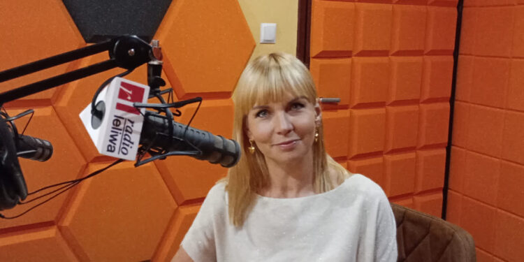 Małgorzata Jarocka o spotkaniu ze strażakiem na bicyklu