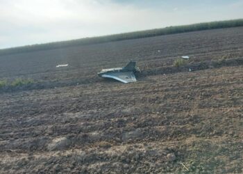 Sobótka: Dron na polu