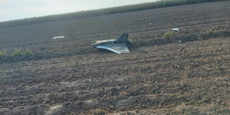 Sobótka: Dron na polu