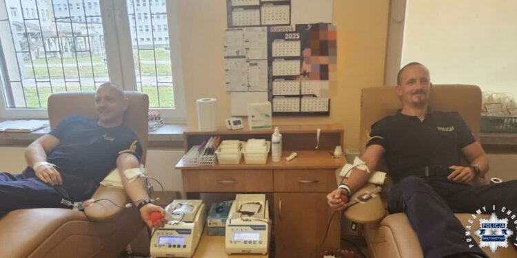 Sandomierz: Strzegą zdrowia i życia na co dzień – teraz podzielili się krwią