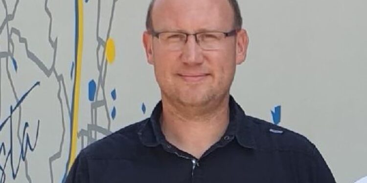 Prezes Tarnobrzeskiego Przedsiębiorstwa Komunalnego Damian Karbowniczak