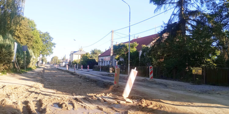 Nisko: Finał przebudowy Sandomierskiej i Tysiąclecia dopiero w grudniu