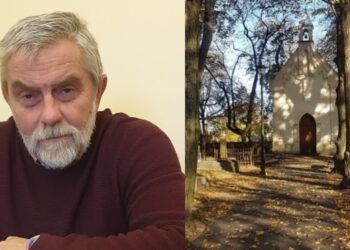 Profesor Tadeusz Zych inicjator kwesty na rzecz ratowania najstarszej nekropolii w Tarnobrzegu – cmentarza na Piaskach w Miechocinie