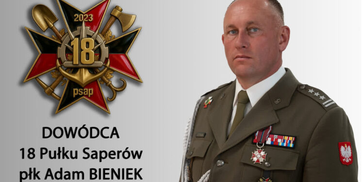 Nisko: Pułkownik Adam Bienek dowódcą 18 Pułku Saperów