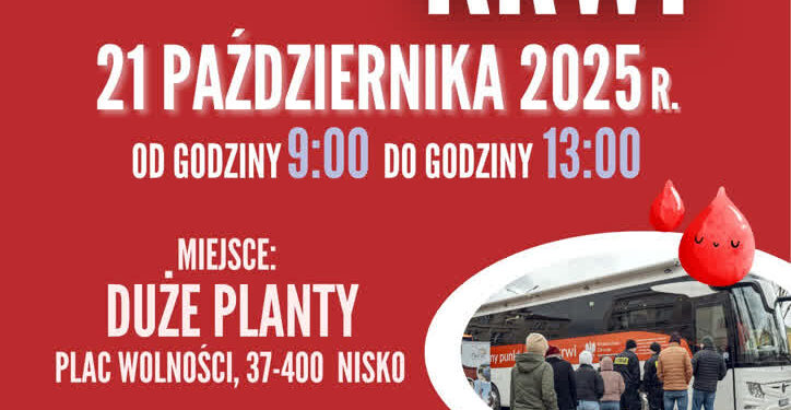 Nisko: Kolejna zbiórka krwi na plantach już we wtorek