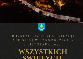 Tarnobrzeg: Rozkład jazdy komunikacji miejskiej we Wszystkich Świętych.