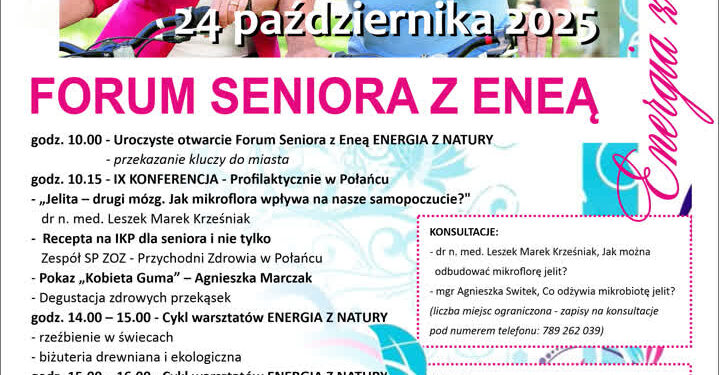 Połaniec: Forum Seniora z Eneą – Energia z natury