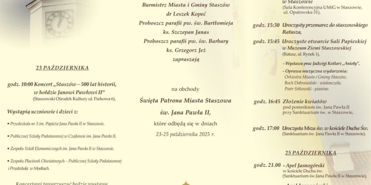 Staszów: Obchody Święta Patrona Miasta