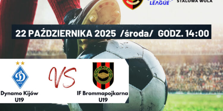 Stalowa Wola: W środę na Hutniczej mecz Dynama Kijów ze szwedzkim Brommapojkarna