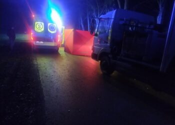 Złota:Tragiczne potrącenie, nie żyje czterdziestoletni mężczyzna