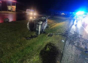 Łoniów: Zablokowana droga krajowa nr 9