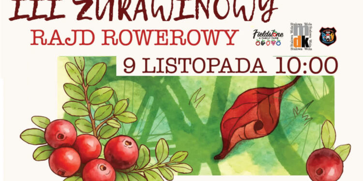 Stalowa Wola: W niedzielę III Żurawinowy rajd rowerowy z MDK