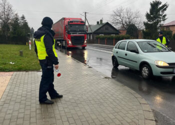 Majdan Królewski: Piłeś? Nie jedź! Policjanci promowali bezpieczne zachowania na drodze
