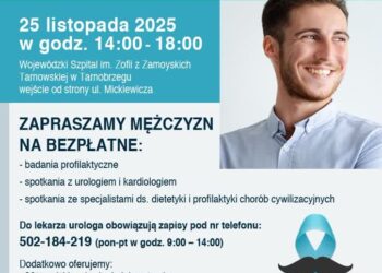 Tarnobrzeg: Bezpłatne badania dla mężczyzn