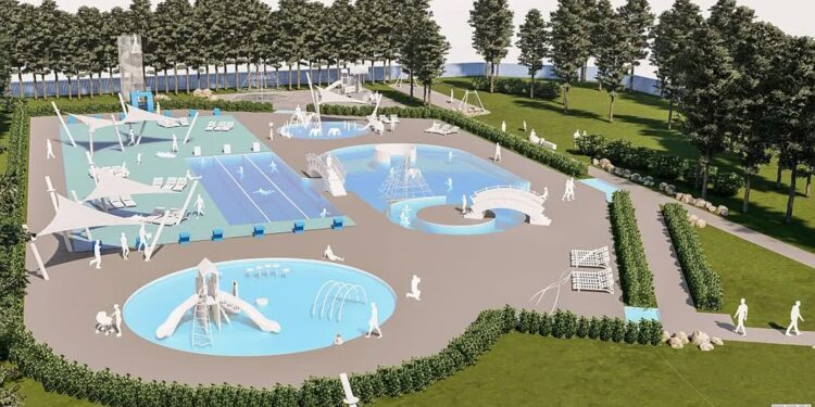 Nowa Dęba. Drogi mały park wodny