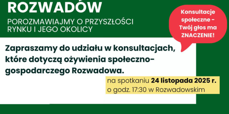Stalowa Wola; Będą konsultacje na temat rozwoju Rozwadowa
