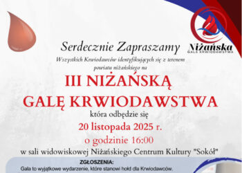 Nisko: Jesteś krwiodawcą? – weź udział w III Niżańskiej Gali Krwiodawstwa