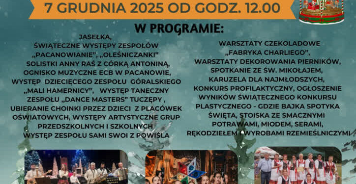 Pacanów: II Jarmark Bożonarodzeniowy w niedzielę 7 grudnia