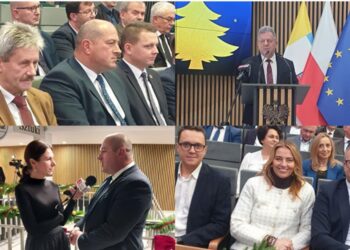 Powiat sandomierski: Samorządowcy z regionu spotkali się przy opłatku w Kielcach