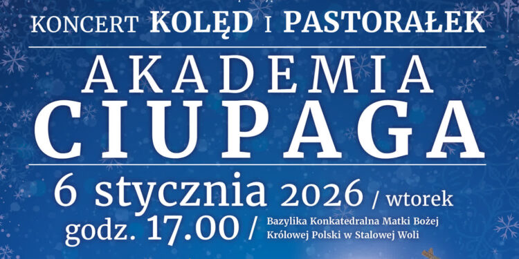 Stalowa Wola: Orszak Trzech Króli i koncert kolęd Akademii Ciupaga