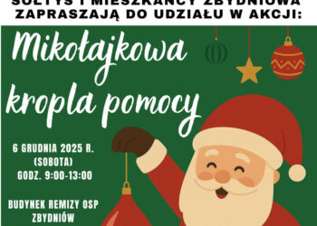 Zbydniów: Mikołajkowa Kropla Pomocy – już w tę sobotę świąteczna zbiórka krwi