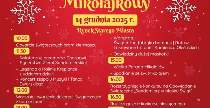 Sandomierz: XI Kiermasz Mikołajkowy
