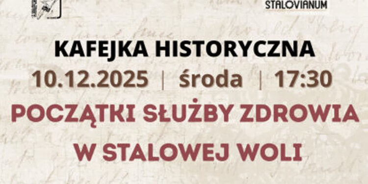 Stalowa Wola: W środę Kafejka Historyczna o początkach stalowowolskiej służby zdrowia