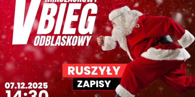 Mielec:  Ruszyły zapisy na V Mikołajkowy Bieg Odblaskowy