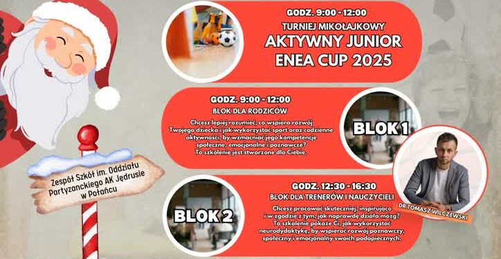 Połaniec: Turniej Mikołajkowy Aktywny Junior ENEA CUP 2025 – „Wychować Mistrza”