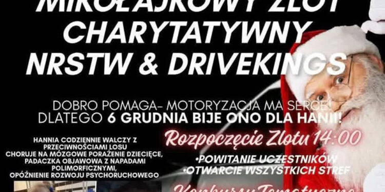 Stalowa Wola: W sobotę Mikołajkowy Zlot Charytatywny dla Hani NRSTW i DRIVEKINGS