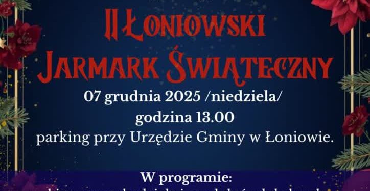 Łoniów: W niedzielę kiermasz świąteczny