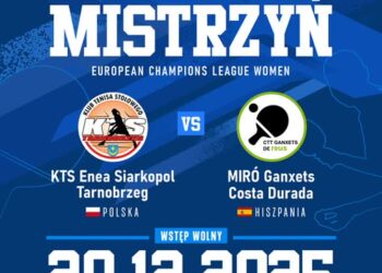Tarnobrzeg: Mecz w ramach Europejskiej Ligi Mistrzyń w tenisie stołowym