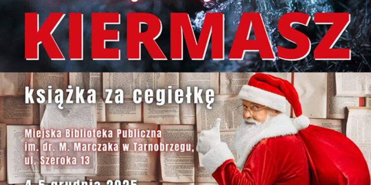 Tarnobrzeg: Mikołajkowy kiermasz „Książka za cegiełkę”