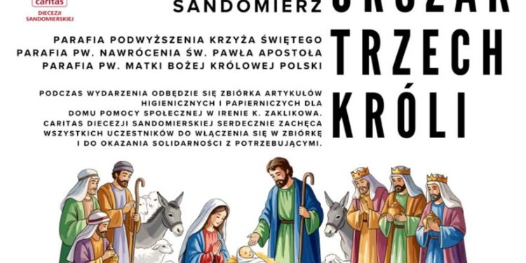 Sandomierz: Orszak Trzech Króli przejdzie przez miasto