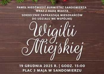 Sandomierz: Miejska Wigilia po raz siódmy
