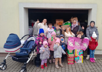Radomyśl nad Sanem: Pamiętali o przyjaciołach ze wschodu – świąteczna pomoc również dla maluchów w Żółkwi