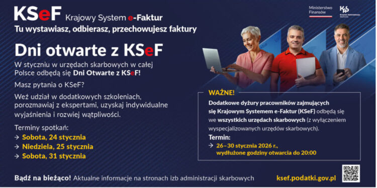Region: Dni otwarte z KSeF w Urzędach Skarbowych