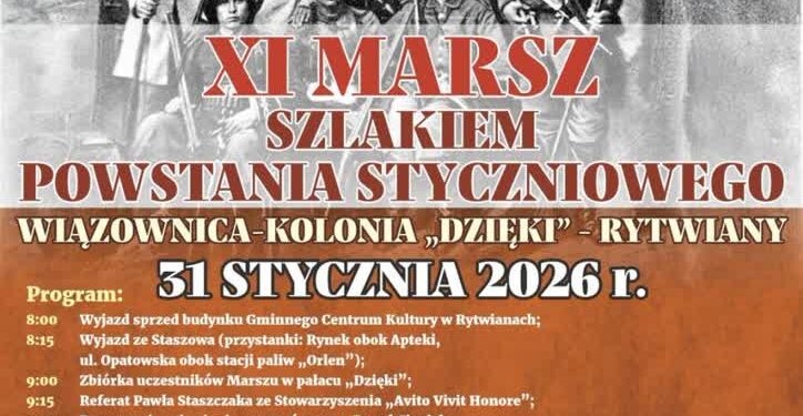 Staszów: Staszów: Marsz Szlakiem Powstania Styczniowego