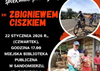 Sandomierz: „Rowerem na równik” – spotkanie ze Zbigniewem Ciszkiem