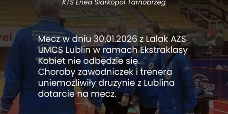 Tarnobrzeg: Mecz odwołany