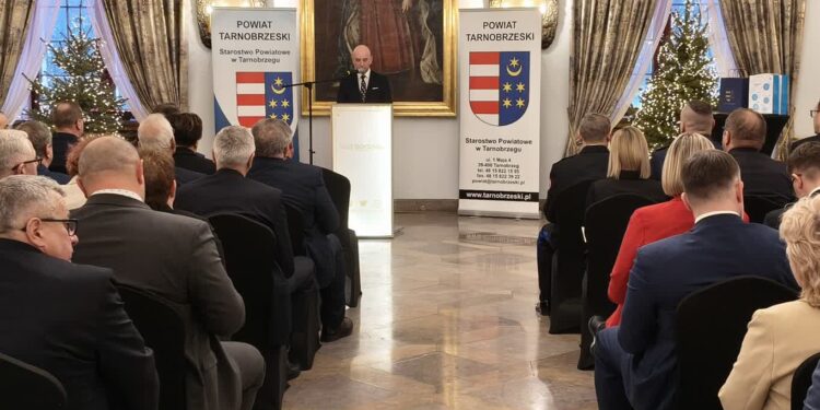Baranów Sandomierski. Spotkanie noworoczne powiatu tarnobrzeskiego